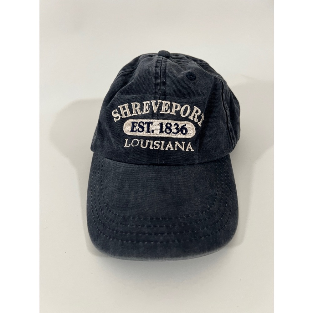 Shreveport Louisiana Cap in Navy Blue Adjustable Unisex Hat Embroidered Souvenir - Picture 2 of 6